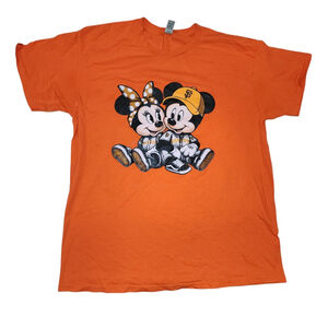 Disney Mickey Minnie San Francisco Giants Shirt Men's Large MLB